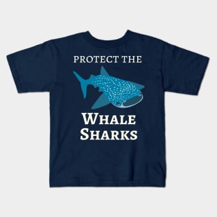 Protect Whale Sharks Kids T-Shirt